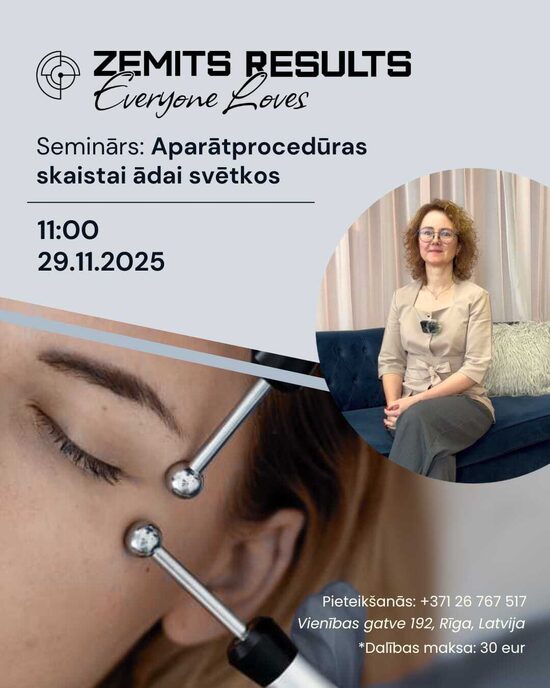 Aparātprocedūras skaistai ādai svētkos